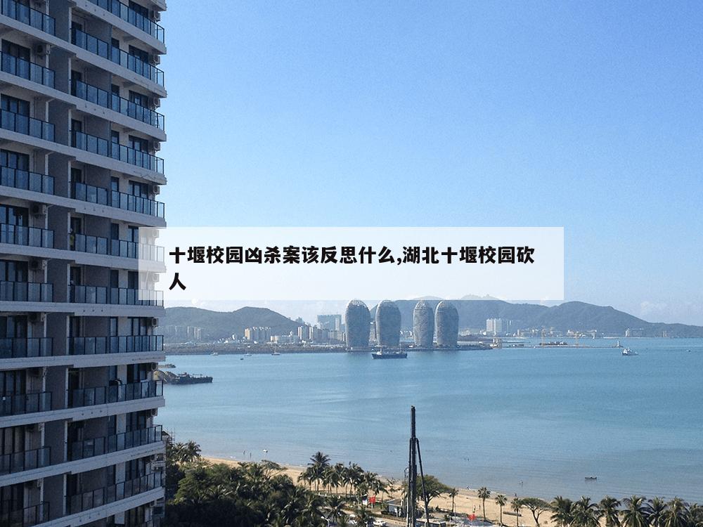 十堰校园凶杀案该反思什么,湖北十堰校园砍人